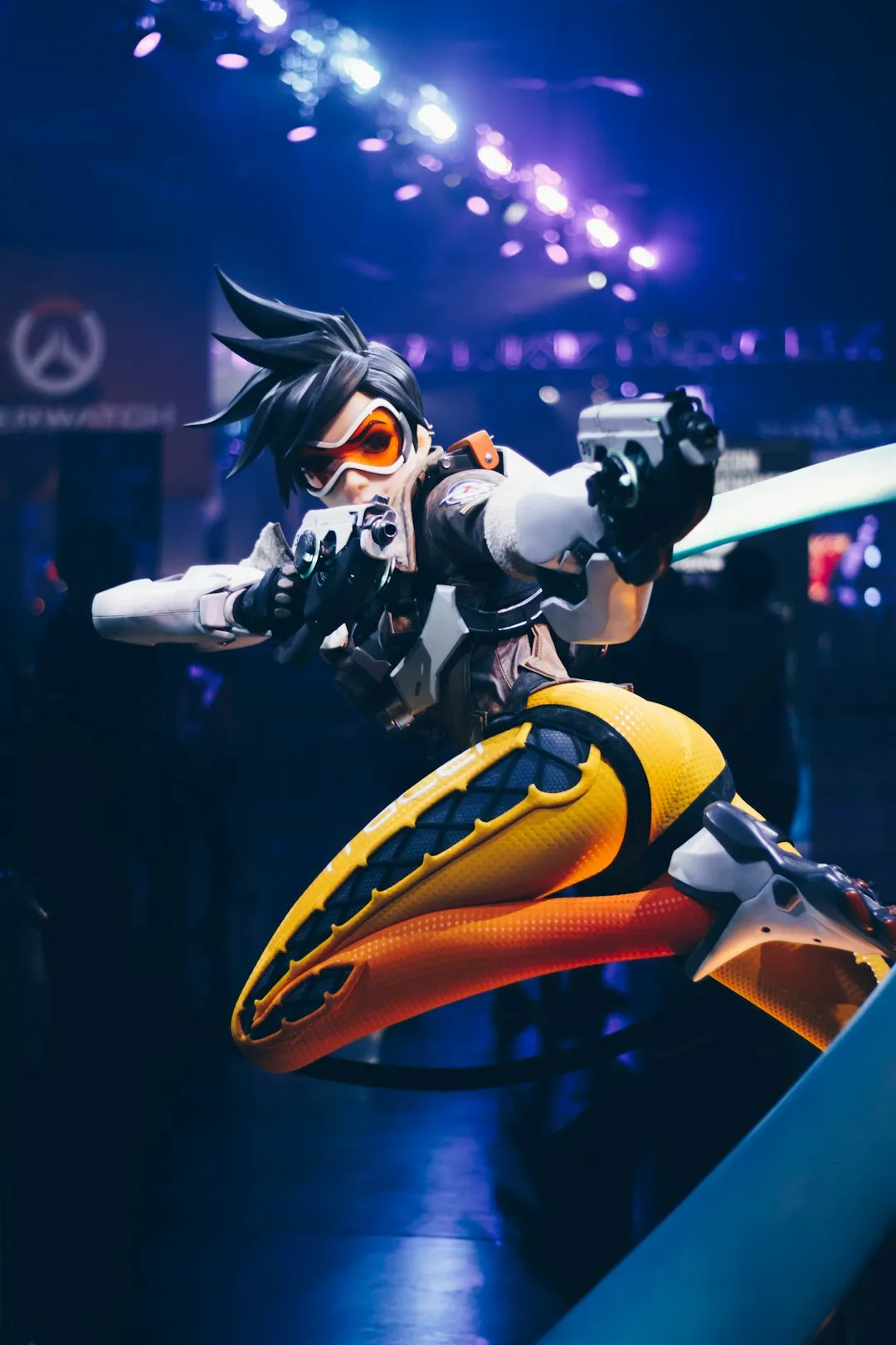 Overwatch (video game) - Promotional/Game Art featuring Tracer, photo by Andrew on Unsplash